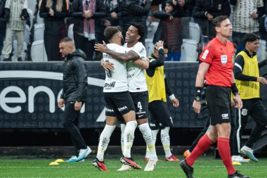 Sao Paulo (SP), Brezilya 08 / 13 / 2023 - Gil, Corinthians ile Coritiba arasında oynanan ve 2023 Brezilya Futbol Şampiyonası 'nın 19.