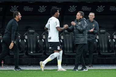 Sao Paulo (SP), Brezilya 08 / 13 / 2023 - Gil, Corinthians ile Coritiba arasında oynanan ve 2023 Brezilya Futbol Şampiyonası 'nın 19.