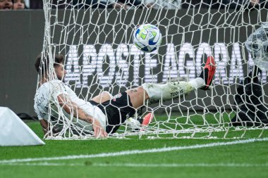 Sao Paulo (SP), Brezilya 08 / 13 / 2023 - Sao Paulo 'nun doğu bölgesindeki Neo Quimica Arena' da düzenlenen 2023 Brezilya Futbol Şampiyonası 'nın 19.