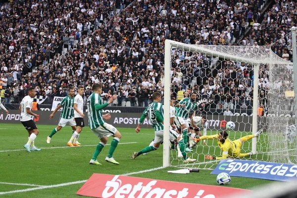 Sao Paulo 2023 Corinthians Coritiba Henrique Goal Shot Match Corinthians — Stock Photo, Image