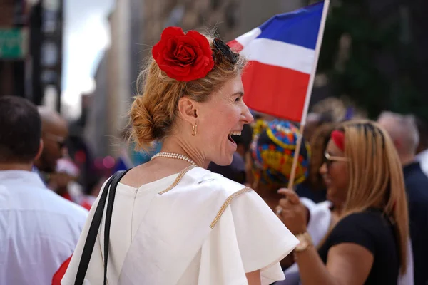 41St National Dominican Day Parade 2023 August 2023 New York — Stock Photo, Image