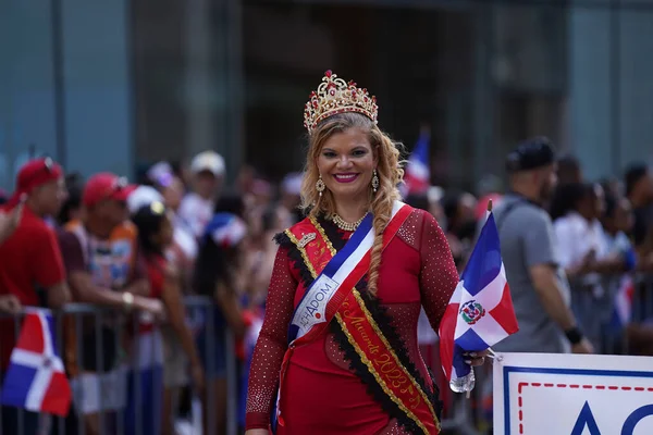 41º Desfile Nacional Dominicano 2023 Agosto 2023 Nueva York Estados — Foto de Stock