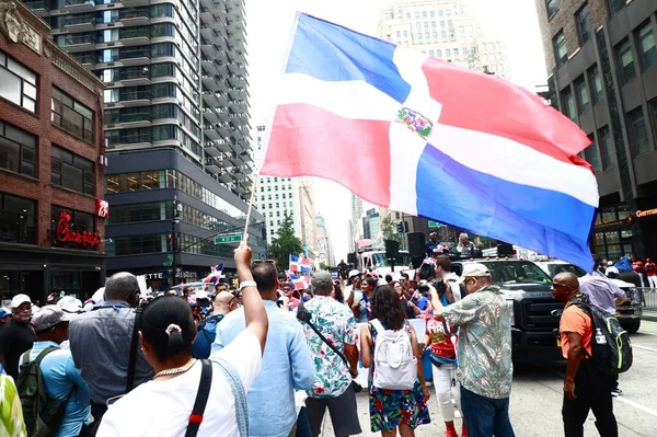 41St Dominican Day Parade 2023 New York August 2023 New — Stock Photo, Image