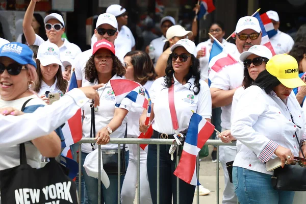 Parada Dnia Dominikanów 2023 Nowym Jorku Sierpnia 2023 Nowy Jork — Zdjęcie stockowe