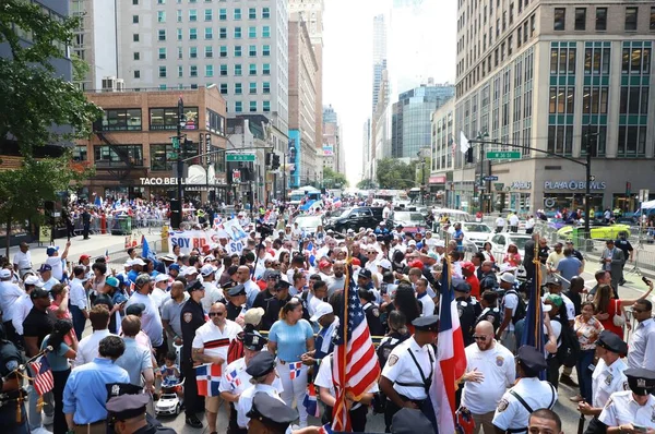 41St Dominican Day Parade 2023 New York Agosto 2023 Nova — Fotografia de Stock
