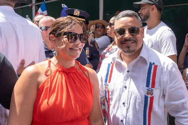 Parade Zum Tag Der Dominikanischen Republik 2023 August 2023 New — Stockfoto