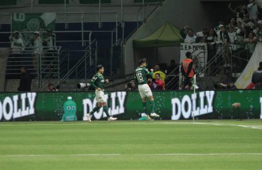 Sao Paulo (SP), Brezilya 08 / 14 / 2023 - Palmeiras ve Cruzeiro arasındaki maç, Sao Paulo 'nun batı bölgesindeki Allianz Parque' da düzenlenen 2023 Brezilya Futbol Şampiyonası 'nın 19. 