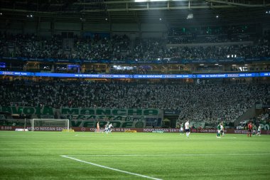 Sao Paulo (SP), Brezilya 08 / 14 / 2023 - Palmeiras ve Cruzeiro arasındaki maç, Sao Paulo 'nun batı bölgesindeki Allianz Parque' da düzenlenen 2023 Brezilya Futbol Şampiyonası 'nın 19. 