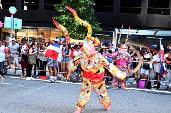 41º Desfile Anual Del Día Dominicano Agosto 2023 Nueva York —  Fotos de Stock