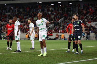 CURITIBA (PR), Brazil 08 / 15 / 2023 - Athletico Pr ve Cuiaba arasındaki maçın başlatılması 2023 Brezilya Şampiyonası 'nın 19' uncu turu için geçerli, Salı gecesi Ligga Arena 'da (15)) 