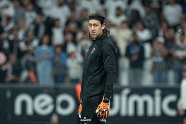 Corinthians Futbol Takımı 'nın antrenman oturumu. 15 Ağustos 2023, Sao Paulo, Brezilya: Corinthians futbol takımının taraftarları için Sao Paulo 'nun doğu bölgesindeki Neo Quimica Arena' da açık antrenman oturumu. 