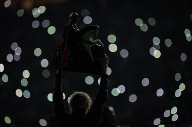 Corinthians Futbol Takımı 'nın antrenman oturumu. 15 Ağustos 2023, Sao Paulo, Brezilya: Corinthians futbol takımının taraftarları için Sao Paulo 'nun doğu bölgesindeki Neo Quimica Arena' da açık antrenman oturumu. 