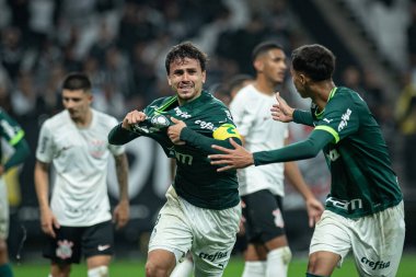 Brezilya U20 Futbol Şampiyonası: Korintliler Palmeiras 'a karşı. 15 Ağustos 2023, Sao Paulo, Brezilya: 2023 Brezilya 20 Yaş Altı Futbol Şampiyonası 'nın ikinci ayağı için geçerli olan Corinthians ve Palmeiras arasındaki futbol maçı