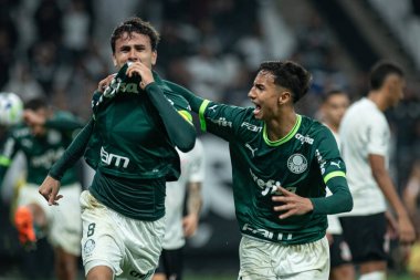 Brezilya U20 Futbol Şampiyonası: Korintliler Palmeiras 'a karşı. 15 Ağustos 2023, Sao Paulo, Brezilya: 2023 Brezilya 20 Yaş Altı Futbol Şampiyonası 'nın ikinci ayağı için geçerli olan Corinthians ve Palmeiras arasındaki futbol maçı