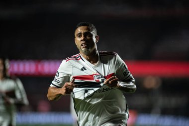 Sao Paulo (SP), Brezilya 08 / 16 / 2023 - Wellington Rato, 2023 Copa do Brasil yarı finalinin ikinci ayağı için geçerli olan Sao Paulo ve Corinthians arasındaki maçta golünü kutluyor