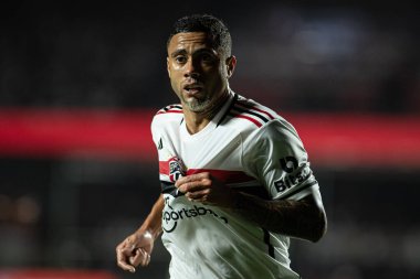 Sao Paulo (SP), Brezilya 08 / 16 / 2023 - Wellington Rato, 2023 Copa do Brasil yarı finalinin ikinci ayağı için geçerli olan Sao Paulo ve Corinthians arasındaki maçta golünü kutluyor