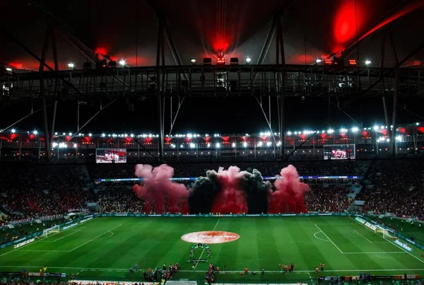 Rio Janeiro Brasilien 2023 Spiel Zwischen Flamengo Und Gremio Gültig — Stockfoto
