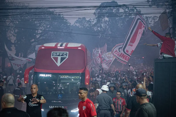 Sao Paulo Soccer Players Welcomed Fans August 2023 Sao Paulo — Stock Photo, Image