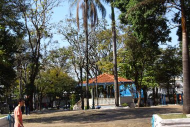 Santo Antonio de Padua Kilisesi, Santo Antonio da Platina PR 'da. 17 Ağustos 2023, Santi Antonio da Padua, Parana, Brezilya: Santi Antonio de Padua 'nın bu görkemli kilisesinde, kesinlikle inanılmaz iç güzelliklerden etkileneceksiniz.