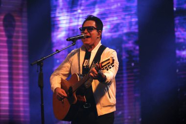 Bruno & Marrone, EFAPI Fuarı 2023 'te sahne almaktadır. 17 Ağustos 2023, Santo Antonio da Platina, Parana, Brezilya: Bruno ve Marrone, EFAPI EXPO2023 