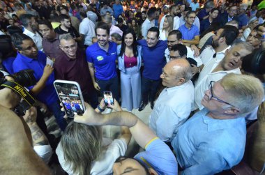 PSDB Partisi 'nin Natal Belediye Başkanlığı Adaylığı için teklifi. 19 Ağustos 2023, Natal, Rio Grande do Norte, Brezilya