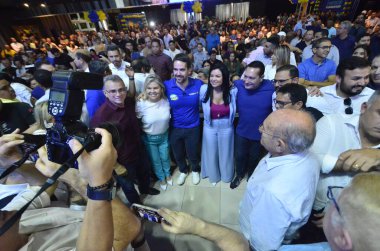 PSDB Partisi 'nin Natal Belediye Başkanlığı Adaylığı için teklifi. 19 Ağustos 2023, Natal, Rio Grande do Norte, Brezilya