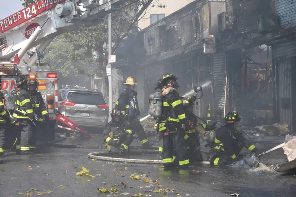 Brooklyn New York Yangın Alarmı Ağustos 2023 Brooklyn New York — Stok fotoğraf