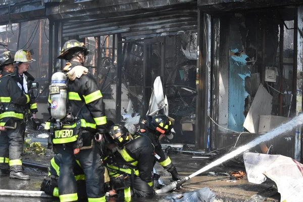 Fuego Alarmas Brooklyn Nueva York Agosto 2023 Brooklyn Nueva York —  Fotos de Stock