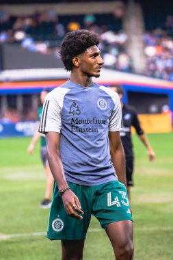 2023 MLS Normal Sezon: New York City FC, Minnesota United FC 'ye karşı. 20 Ağustos 2023, Queens, New York, ABD: New York City FC ile Minnesota United FC arasındaki futbol maçı, 2023 MLS normal sezonunun 27.