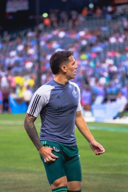 2023 MLS Normal Sezon: New York City FC, Minnesota United FC 'ye karşı. 20 Ağustos 2023, Queens, New York, ABD: New York City FC ile Minnesota United FC arasındaki futbol maçı, 2023 MLS normal sezonunun 27.