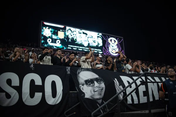 Brazil Sao Paulo August 2023 Fans Match Corinthians Estudiantes Valid — Stock Photo, Image