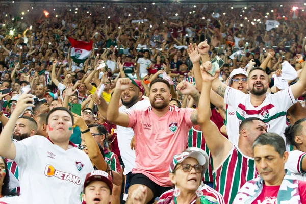 Rio Janeiro Brazylia Sierpnia 2023 Mecz Pomiędzy Fluminense Olimpia Ważny — Zdjęcie stockowe