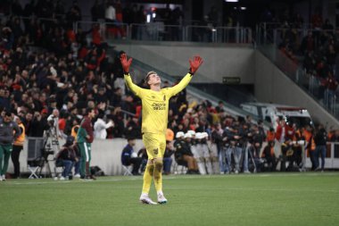 CURITIBA (PR), Brezilya - 27 Ağustos 2023: Joao Neto, Ligga Arena 'da düzenlenen 2023 Brezilya Şampiyonası' nın 21. turu için Athletico Pr ve Fluminense arasındaki maçta Fluminense 'nin ikinci golünü attı ve kutladı.