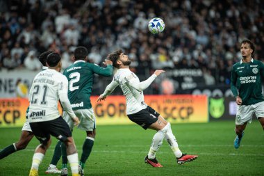 Sao Paulo (SP), Brezilya 26 / 08 / 2023 - Sao Paulo 'nun doğu bölgesindeki Neo Quimica Arena' da düzenlenen 2023 Brezilya Futbol Şampiyonası 'nın 21.