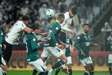 Sao Paulo (SP), Brezilya 26 / 08 / 2023 - Sao Paulo 'nun doğu bölgesindeki Neo Quimica Arena' da düzenlenen 2023 Brezilya Futbol Şampiyonası 'nın 21. 