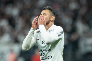 Sao Paulo (SP), Brezilya 08 / 26 / 2023 - Korintliler ve Goias arasında oynanan ve Itaquera 'daki Neo Quimica Arena' da düzenlenen 2023 Brezilya Futbol Şampiyonası 'nın 21.