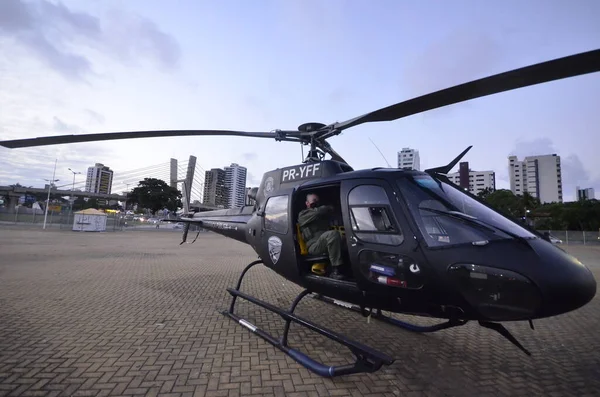 Аленкар Беззерра Доставили 150 Машин Вертоліт Військової Поліції Серпня 2023 — стокове фото