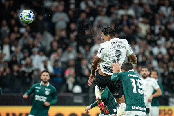 Sao Paulo (SP), Brezilya 26 / 08 / 2023 - Sao Paulo 'nun doğu bölgesindeki Neo Quimica Arena' da düzenlenen 2023 Brezilya Futbol Şampiyonası 'nın 21. 