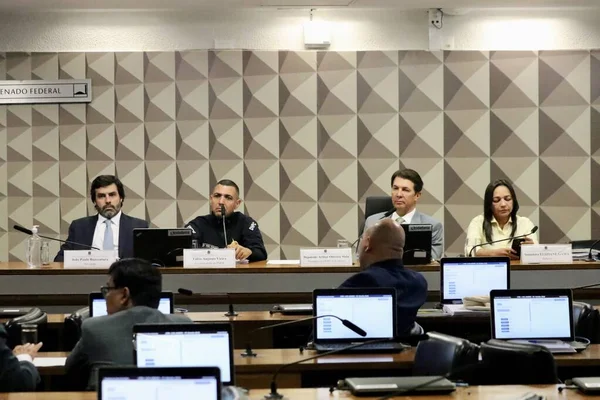 Мбаппе Мбаппе Бразилия 2023 Смешанная Парламентская Комиссия Расследованию Событий Января — стоковое фото