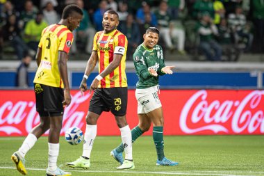 Sao Paulo (SP), Brezilya 08 / 30 / 2023 - Copa Conmebol Libertadores 2023 çeyrek finallerinin ikinci ayağı için geçerli olan Palmeiras x Deportivo Pereira (COL) ile Allianz Parque 'da oynanan maç