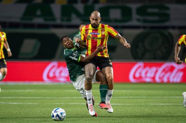 Sao Paulo (SP), Brezilya 08 / 30 / 2023 - Copa Conmebol Libertadores 2023 çeyrek finallerinin ikinci ayağı için geçerli olan Palmeiras x Deportivo Pereira (COL) ile Allianz Parque 'da oynanan maç