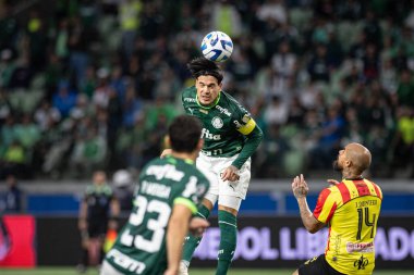 Sao Paulo (SP), Brezilya 08 / 30 / 2023 - Copa Conmebol Libertadores 2023 çeyrek finallerinin ikinci ayağı için geçerli olan Palmeiras x Deportivo Pereira (COL) ile Allianz Parque 'da oynanan maç
