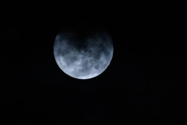 Супер Синій Місяць Видно Ріо Жанейро Серпня 2023 Ріо Жанейро — стокове фото
