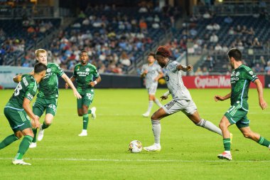 2023 MLS Normal Sezon, New York City FC Montreal 'e karşı. 30 Ağustos 2023, New York, ABD: MLS Normal Sezon 2023 maçında, New York City FC Yankee Stadyumu 'nda oynanan futbol maçında konuk takım CF Montreal' i yendi. 