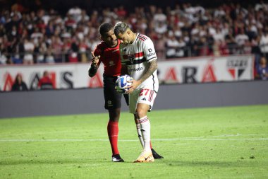 SAO PAULO (SP), 08 / 31 / 2023 - LDU LDU, LDU Quito (ECU) ile oynanan maçta Sao Paulo 'yu penaltılarda yendi ve yarı finale çıktı.)