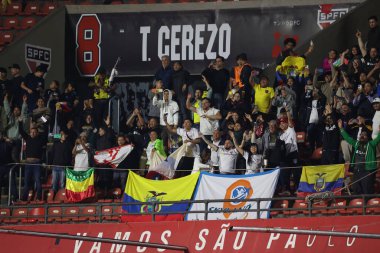 SAO PAULO (SP), 08 / 31 / 2023 - LDU LDU, LDU Quito (ECU) ile oynanan maçta Sao Paulo 'yu penaltılarda yendi ve yarı finale çıktı.)