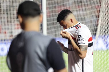 SAO PAULO (SP), 08 / 31 / 2023 - LDU LDU, LDU Quito (ECU) ile oynanan maçta Sao Paulo 'yu penaltılarda yendi ve yarı finale çıktı.)
