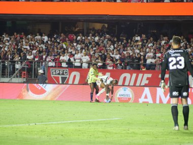 SAO PAULO (SP), 08 / 31 / 2023 - Sao Paulo (BRA) ile LDU Quito (ECU) arasındaki maç, Copa Sudamericana 2023 çeyrek finalinin ikinci ayağı, Cicero Pompeu de Toledo 'da (Morumbi))