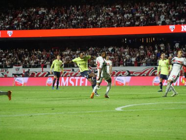 SAO PAULO (SP), 08 / 31 / 2023 - Sao Paulo (BRA) ile LDU Quito (ECU) arasındaki maç, Copa Sudamericana 2023 çeyrek finalinin ikinci ayağı, Cicero Pompeu de Toledo 'da (Morumbi))