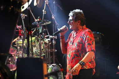 Curitiba, Parana, Brezilya - 01 Eylül 2023: Blitz Endless Tour Show, Curitiba. BLITZ 1980 'lerin en büyük Brezilyalı gruplarından biri, nesiller boyu rock yapan sayısız hit parçaya sahip..